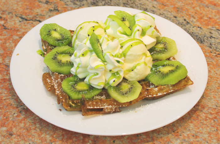 Waffel Kiwi